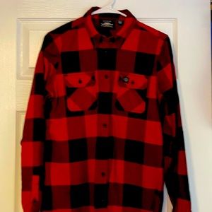 Women’s Buffalo Plaid Harley Davidson Flannel Button Down